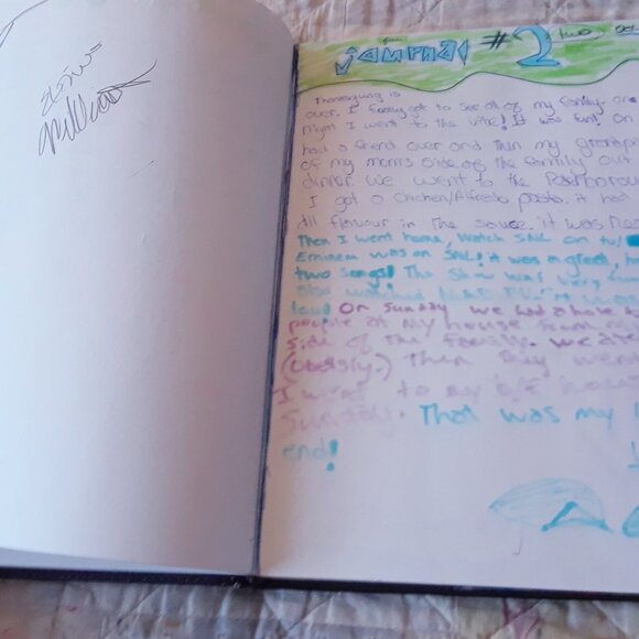 Vintage Y2K Personal Diary Teenage Girl Drama Class - Picture 10 of 15